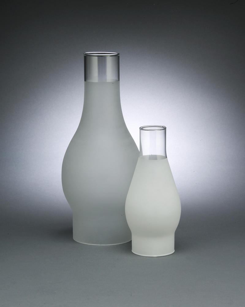 Chimney, Medium Frosted with 3&#34; Diameter Fitter